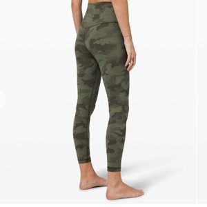 Lululemon Align Green Camo Leggings